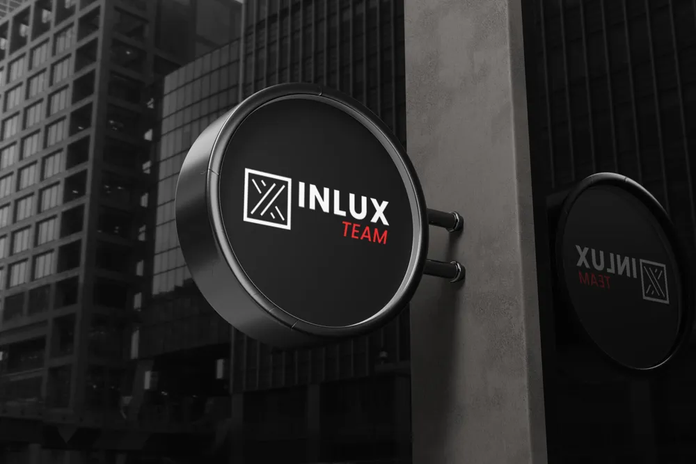 Inlux Team Leuchtreklame-Schild